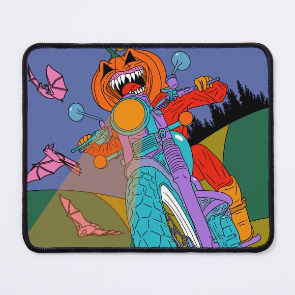 Item preview, Pumpkin Biker designed and sold by Motel Gemini.
