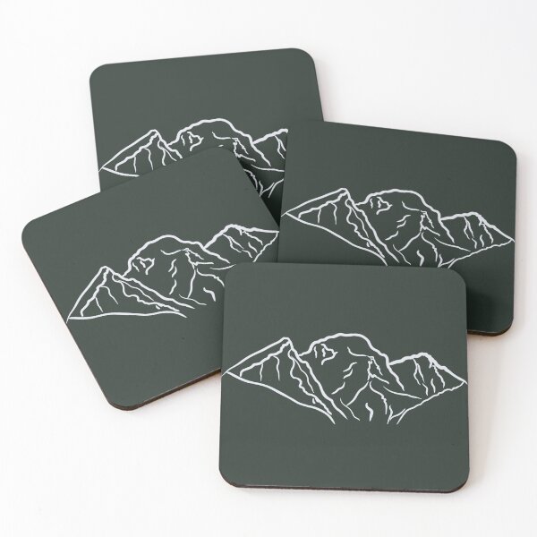 Item preview, Three sisters outline - light on green designed and sold by Rock An Design.