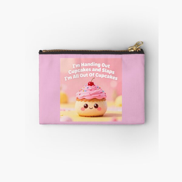 Item preview, Cupcakes and Slaps – Sweet but Sassy Cupcake Humor designed and sold by Buttonquill.