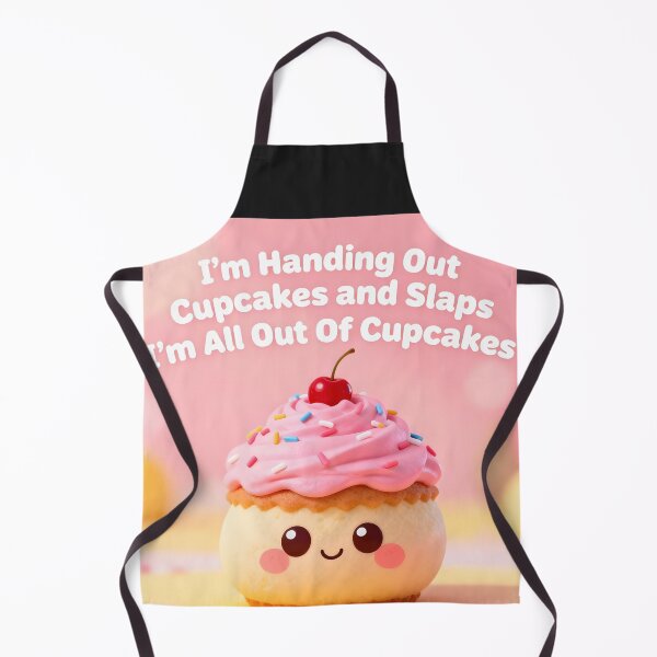 Item preview, Cupcakes and Slaps – Sweet but Sassy Cupcake Humor designed and sold by Buttonquill.