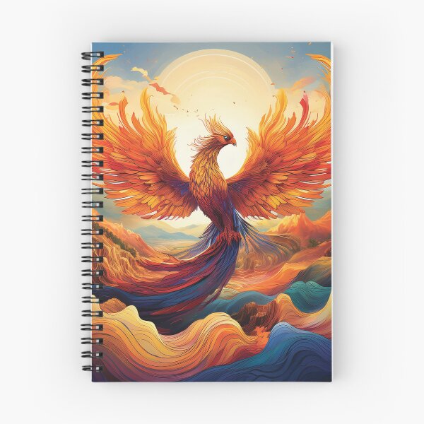 Item preview, Phoenix Rebirth – Abstract Fire and Light Fantasy Artwork designed and sold by MDKey DESIGN.