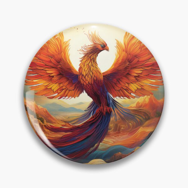 Item preview, Phoenix Rebirth – Abstract Fire and Light Fantasy Artwork designed and sold by MDKey DESIGN.