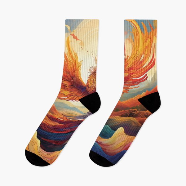 Item preview, Phoenix Rebirth – Abstract Fire and Light Fantasy Artwork designed and sold by MDKey DESIGN.