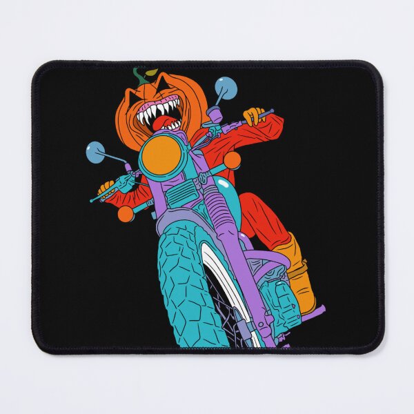 Item preview, Pumpkin Biker designed and sold by Motel Gemini.