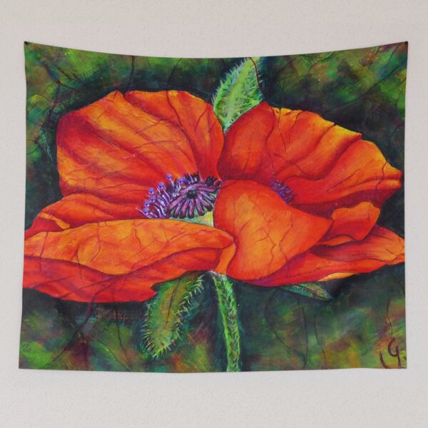 Item preview, Poppy Flower 2 designed and sold by Ginette Ash.