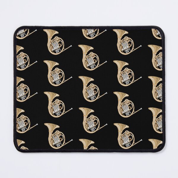 Item preview, french horn on black designed and sold by kobyakov.