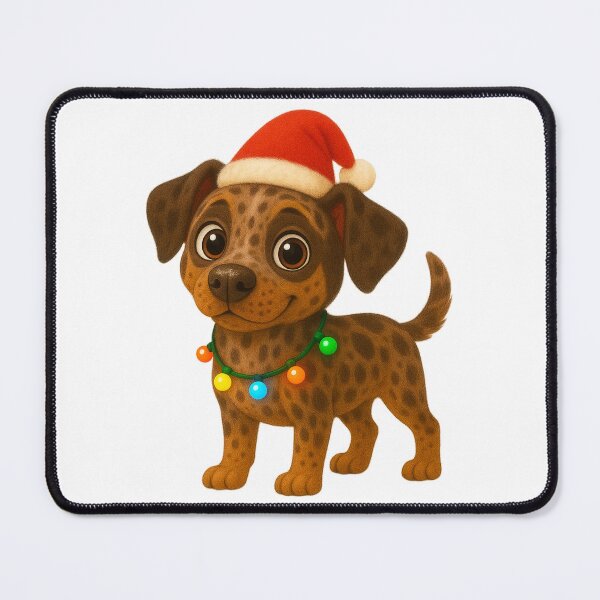 Item preview, Christmas American Leopard Hound designed and sold by Sillytoe.