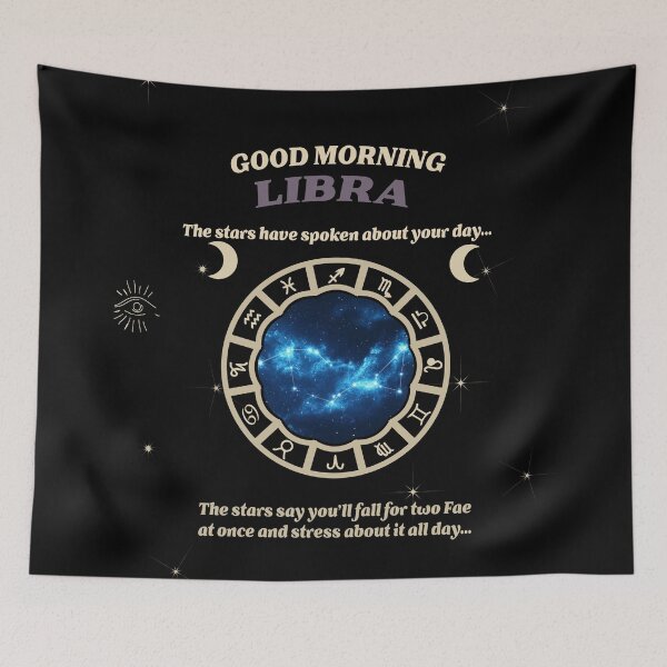 Item preview, Good Morning Libra – Zodiac Academy Inspired designed and sold by UGLibrary.