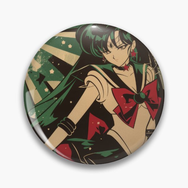 Item preview, Sailor Pluto Vintage Warned Poster  designed and sold by AnimeArsenalPrints.