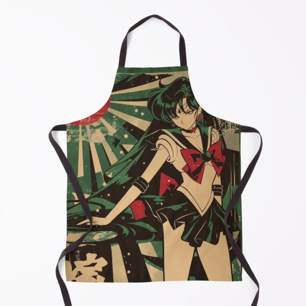 Item preview, Sailor Pluto Vintage Warned Poster designed and sold by AnimeArsenalPrints.