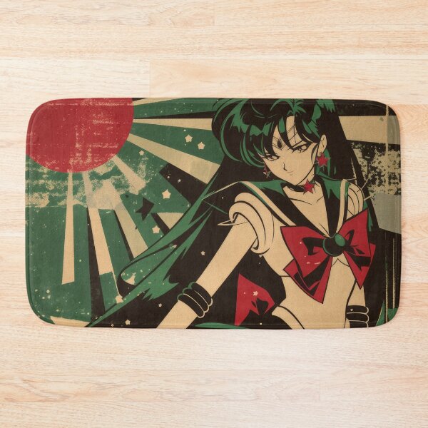 Item preview, Sailor Pluto Vintage Warned Poster  designed and sold by AnimeArsenalPrints.