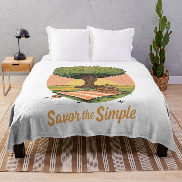 Item preview, Savor the Simple: Vintage Picnic Blanket Tree Park Pop Art Design designed and sold by Tucker-Art.