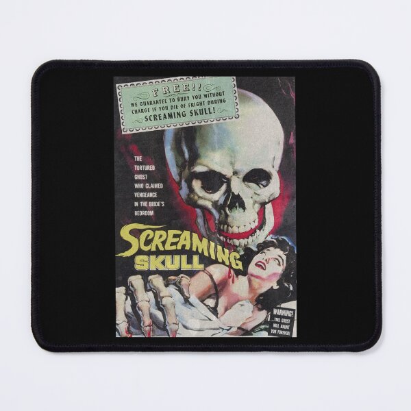 Item preview, Vintage / Retro Movie Screaming Skull Horror designed and sold by Strong Paw Apparel.