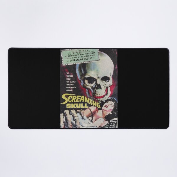 Item preview, Vintage / Retro Movie Screaming Skull Horror designed and sold by Strong Paw Apparel.