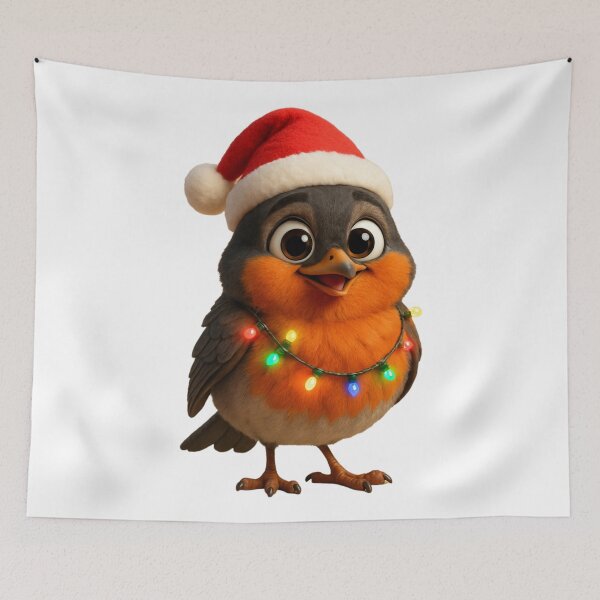 Item preview, Christmas American Robin designed and sold by Sillytoe.