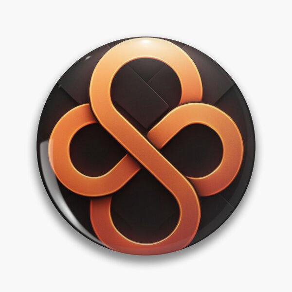 Item preview, Amber‑Rose Interlock Knot designed and sold by Omiro-Shop.
