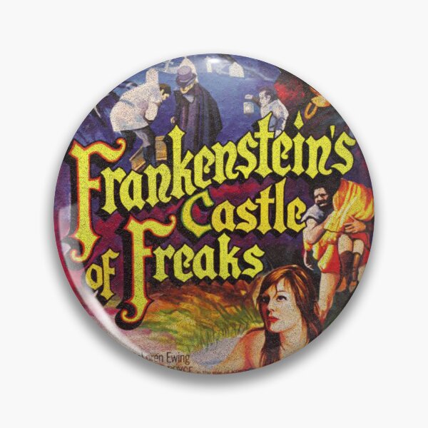 Item preview, Vintage / Retro Frankenstein’s Castle of Freaks designed and sold by Strong Paw Apparel.