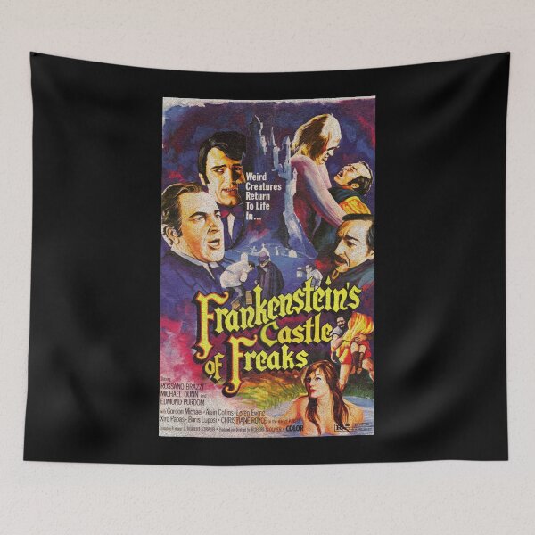 Item preview, Vintage / Retro Frankenstein’s Castle of Freaks designed and sold by Strong Paw Apparel.