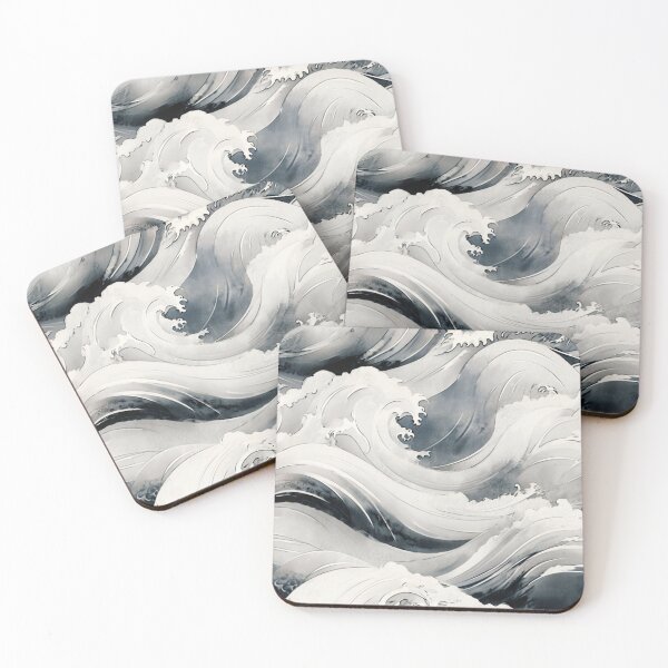 Item preview, Japanese‑Inspired Waves designed and sold by Omiro-Shop.