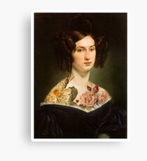 Hearts & Flowers Canvas Print