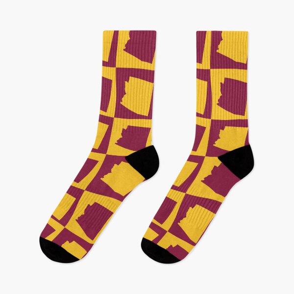 Item preview, Arizona State Pattern – Maroon and Gold Checkerboard Map Design designed and sold by ValeriesGallery.