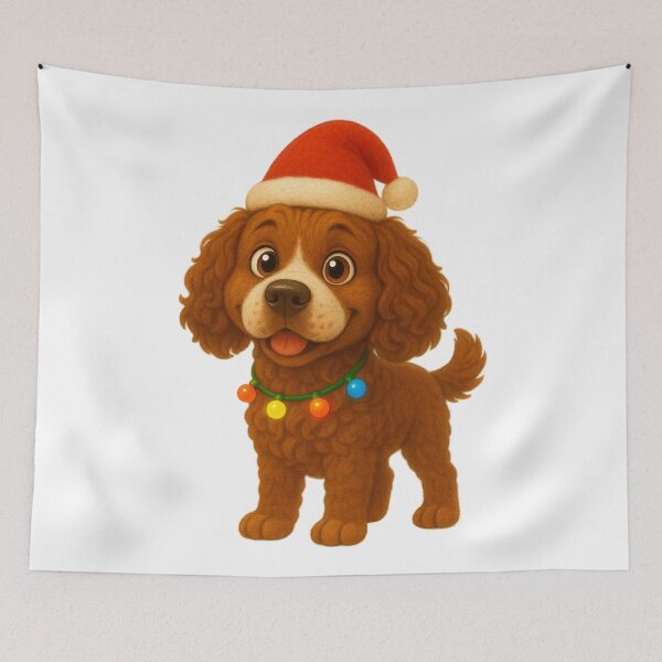 Item preview, Christmas American Water Spaniel designed and sold by Sillytoe.