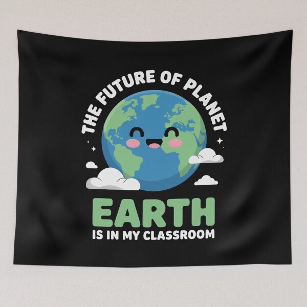 Item preview, Inspiring TeacherEarth Quote – Future of the Planet in My Classroom designed and sold by Gogetgiggles.