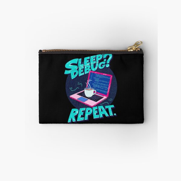 Item preview, Sleep Debug Repeat: Programmer Coder Laptop Coffee Pop Art Design designed and sold by Tucker-Art.