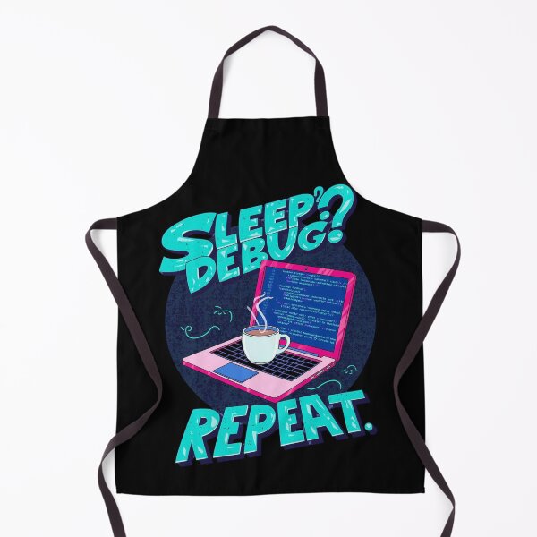 Item preview, Sleep Debug Repeat: Programmer Coder Laptop Coffee Pop Art Design designed and sold by Tucker-Art.