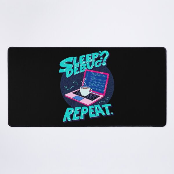 Item preview, Sleep Debug Repeat: Programmer Coder Laptop Coffee Pop Art Design designed and sold by Tucker-Art.