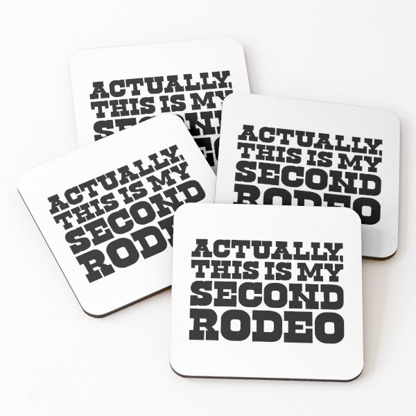 Item preview, Actually, This Is My Second Rodeo designed and sold by The Common Tee.