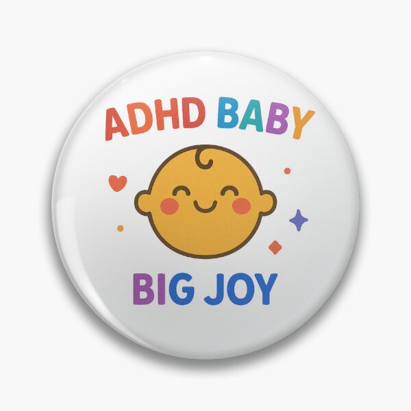 Item preview, ADHD Baby Big Joy – Cute Neurodiverse Design designed and sold by MomParentADHD.