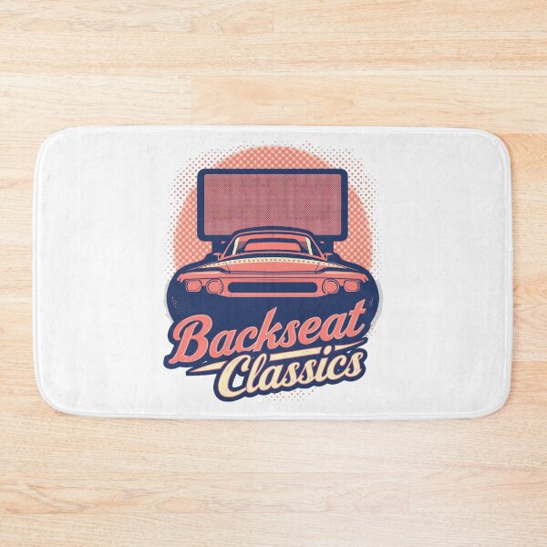 Item preview, Backseat Classics: Vintage Drive-In Movie Muscle Car Pop Art Design designed and sold by Tucker-Art.