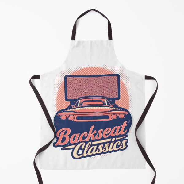 Item preview, Backseat Classics: Vintage Drive-In Movie Muscle Car Pop Art Design designed and sold by Tucker-Art.