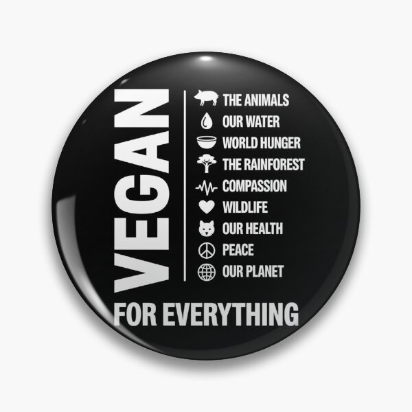 Item preview, Powerful VeganLifestyle Quote – Vegan for Everything Design designed and sold by Gogetgiggles.