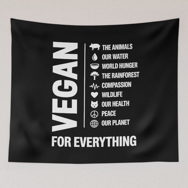 Item preview, Powerful VeganLifestyle Quote – Vegan for Everything Design designed and sold by Gogetgiggles.