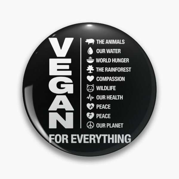 Item preview, Powerful VeganLifestyle Quote – Vegan for Everything Design designed and sold by Gogetgiggles.
