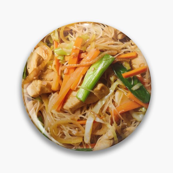 Item preview, Savory Filipino Pancit with Chicken and Vegetables designed and sold by getpressedshirt.