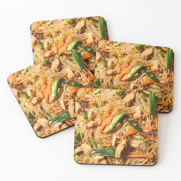 Item preview, Savory Filipino Pancit with Chicken and Vegetables designed and sold by getpressedshirt.