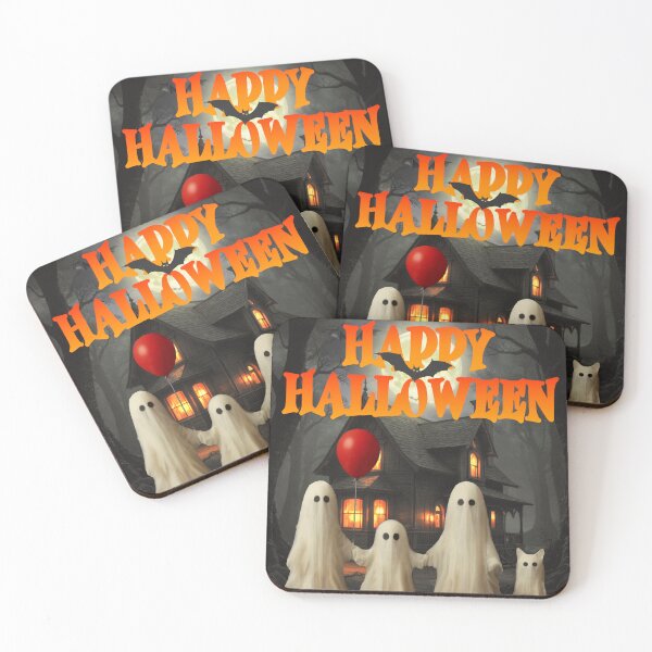 Item preview, Feliz Halloween con una familia fantasma. designed and sold by thirtyonestars.