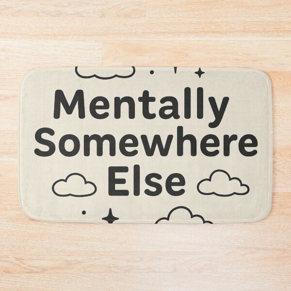 Item preview, Mentally Somewhere Else – Funny Introvert Aesthetic T-Shirt designed and sold by ShenGha-design.