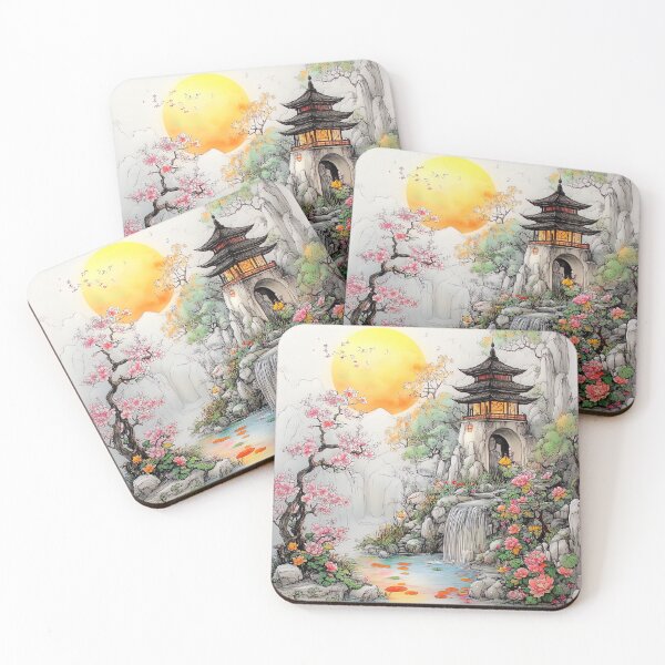 Item preview, Sunrise Over the Petal Falls designed and sold by bloorose.