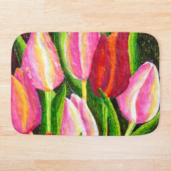 Item preview, Vibrant tulips with a 3D effect designed and sold by Ginette Ash.