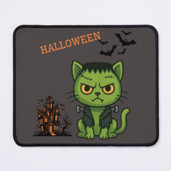 Item preview, Haloween, frankenkot, nietoperze designed and sold by DanMArtDesign.