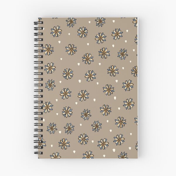 Aperçu de l'œuvre Fleur griffonnée | Motif floral fantaisiste dessiné à la main créée et vendue par JVCreative.