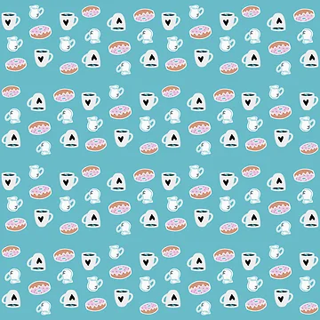 Artwork thumbnail, Breakfast pattern by ChasityPro