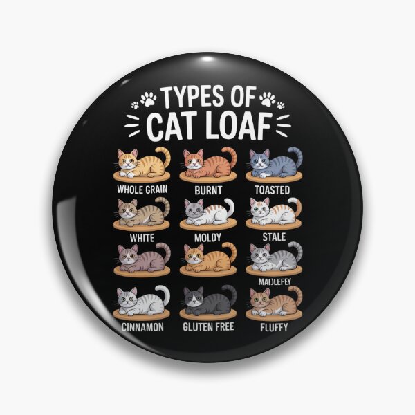 Item preview, Funny CatLoaf Types Chart – Hilarious Cat Lover Design designed and sold by Gogetgiggles.