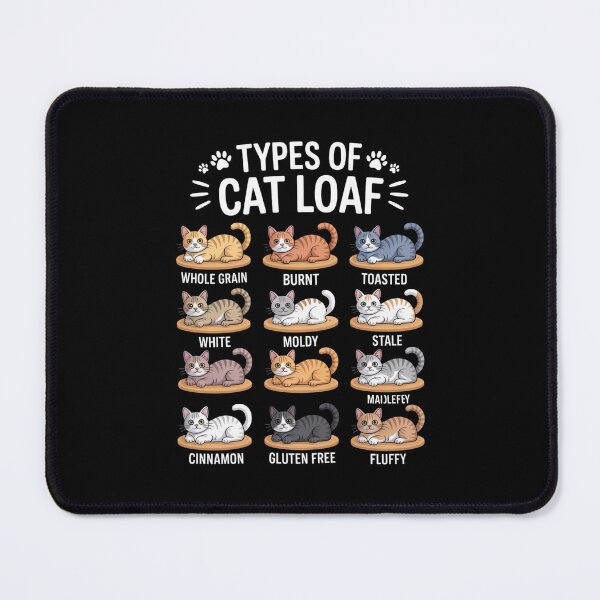 Item preview, Funny CatLoaf Types Chart – Hilarious Cat Lover Design designed and sold by Gogetgiggles.