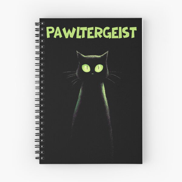 Artikelvorschau, Pawltergeist Lustige Katze Wortspiel Halloween Geist minimalistische Kunst entworfen und verkauft von TheColorKey.