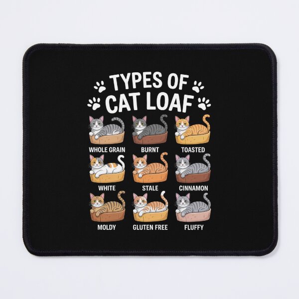 Item preview, Funny CatLoaf Types Chart – Hilarious Cat Lover Design designed and sold by Gogetgiggles.